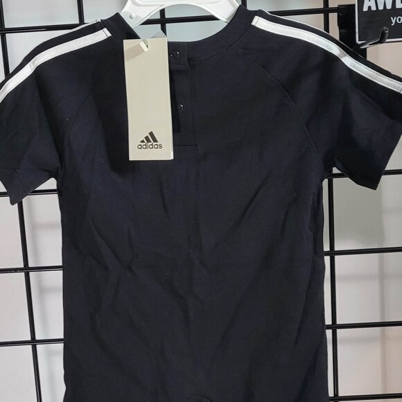 Adidas Baby Onesie - Size 9 Months - Stylish Black Athletic Outfit - Picture 6 of 11